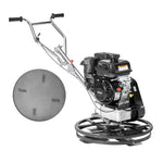 VEVOR Power Trowel, 24” Walk-Behind Cement Trowel with Float Pan, 6HP Gas-Powered Smooth Concrete Surface Finisher, Heavy Duty Commercial Screed Concrete Cement with Finishing Blade, Orange