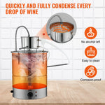 VEVOR Still Water Distiller 34.1L with Thumper Keg & Water Pump