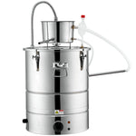 VEVOR Essential Oil Still Water Distiller 49.2L with Thumper Keg & Water Pump