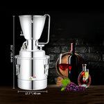 VEVOR 68.1 L Water Distiller Machine Brewing Equipment DIY Home Still