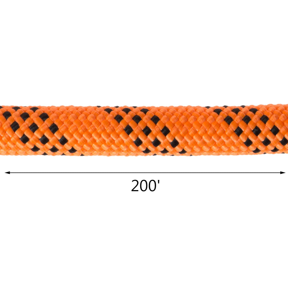 VEVOR 9/16 Inch Double Braid Polyester Rope 200 FT Nylon Pulling Rope 1100LBS High Force Polyester Load Sailing Rope(9/16In-200Ft)