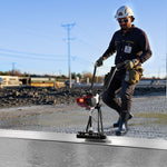 VEVOR Concrete Power Screed, 12 ft Aluminum Board Straight Edge Bar Set, 4 Stroke Cement Finishing Vibrating Motor with Height Adjustable Handles, High Efficient Concrete Tool 6500RPM