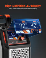 VEVOR Plasma Cutter, 65A Non-Touch Pilot Arc Plasma Cutting Machine Non-High Frequency - with 2T/4T Function & Adjustable PT Time, Digital Display IGBT Inverter for Home Repairs, Workshops