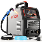 VEVOR Plasma Cutter, 65A Non-Touch Pilot Arc Plasma Cutting Machine, 220V Digital Display IGBT Inverter with 2T/4T Function & Adjustable PA/PT Time for Home Repairs, Workshops