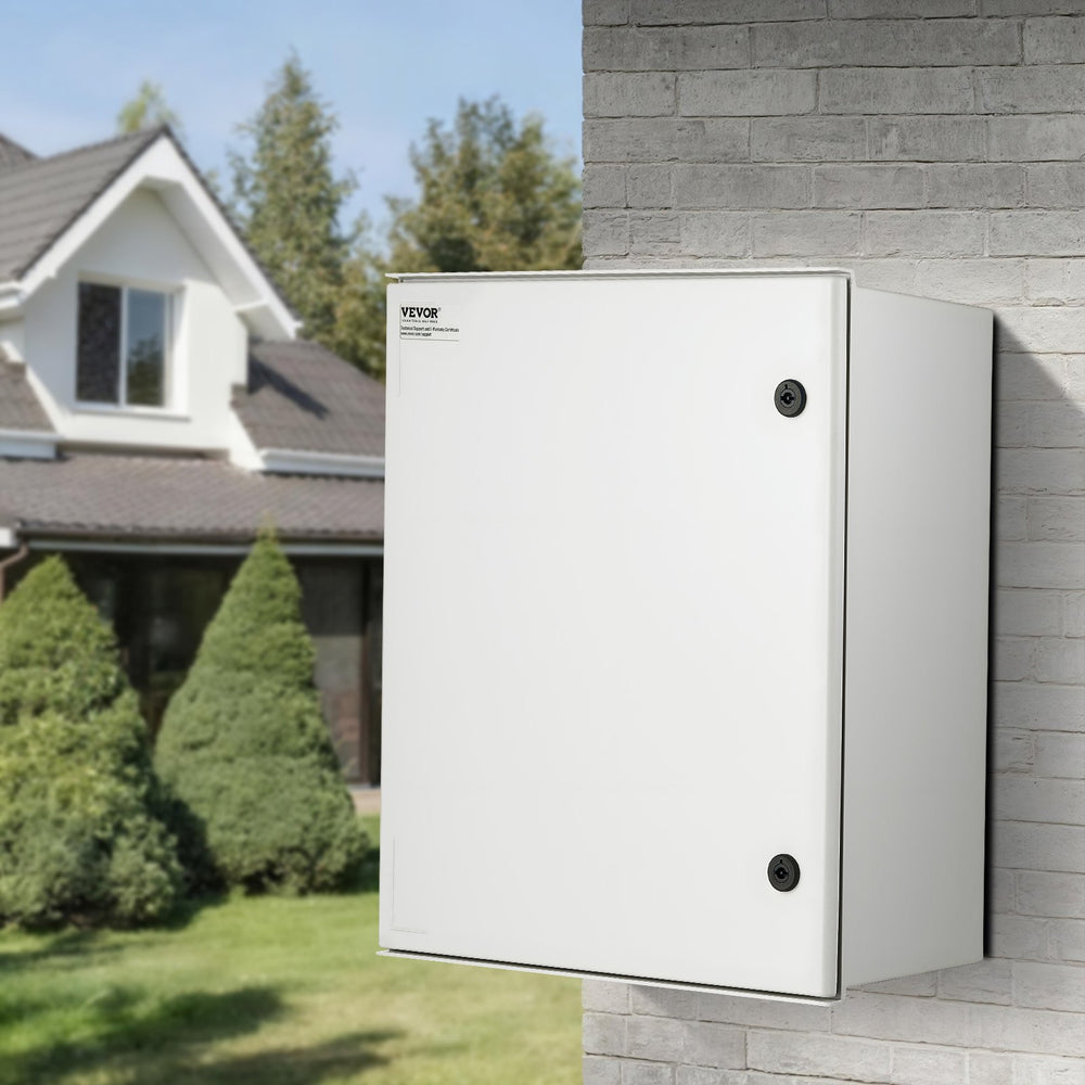 VEVOR Fiberglass Enclosure Electrical Enclosure Box 50x40x20 cm Wall Mount
