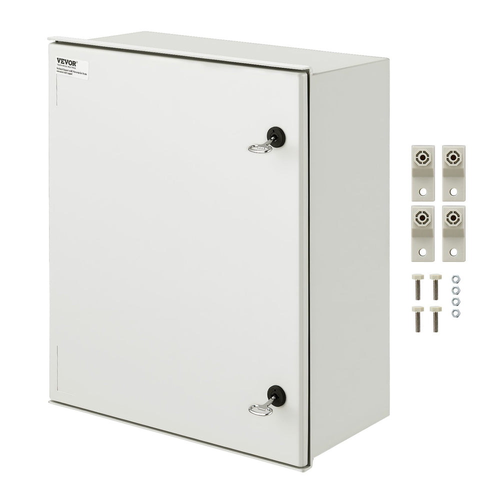 VEVOR Fiberglass Enclosure Electrical Enclosure Box 50x40x20 cm Wall Mount