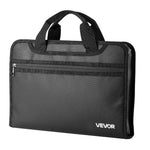 VEVOR Fireproof Document Bag, 1000 ℃ Heat Insulated Fireproof & Waterproof Bag, Portable Multi-Layer File Storage Security Organizer Home Office Travel Use, for Passports, Important Documents, Files