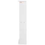 VEVOR Media Storage Cabinet, 5-layer DVD Shelf Holds up to 240 CDs, Adjustable CD Shelves, Protects & Organizes Music, Movie, Video Games or Memorabilia Collections, White