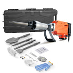VEVOR Demolition Jack Hammer Concrete Breaker 2200W Electric Hammer 4 Chisel Bits