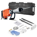VEVOR Demolition Jack Hammer Concrete Breaker 2200W Electric Hammer 2 Chisel Bits