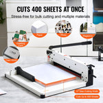 VEVOR Paper Cutter 43.2 cm A3 Guillotine Paper Trimmer 400 Sheet Capacity Metal Base