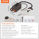VEVOR Stud Welder Dent Repair Kit 3 KW Spot Welder Dent Puller & 6 Welding Modes