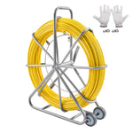 VEVOR Fish Tape Puller Fiberglass 200mx7,9mm (656 ft 5/16 in) Wire Cable Running Duct Rodder