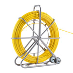 VEVOR Fish Tape Puller Fiberglass 200mx7,9mm (656 ft 5/16 in) Wire Cable Running Duct Rodder