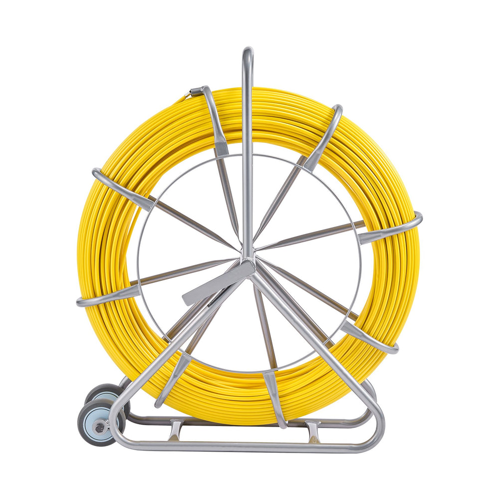 VEVOR Fish Tape Puller Fiberglass 200mx7,9mm (656 ft 5/16 in) Wire Cable Running Duct Rodder