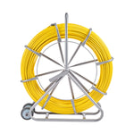 VEVOR Fish Tape Puller Fiberglass 200mx7,9mm (656 ft 5/16 in) Wire Cable Running Duct Rodder