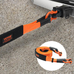 VEVOR Polyester Heavy Duty Tow Strap Recovery Kit 3" x 30 ft/7.6 cm x 9.1 m (MBS-36,000 lbs/16,329 kg) Winch Strap, Triple Reinforced Loop, Snatch Strap + 2" (5.1 cm) Shackle Hitch Receiver + 3/4" (1.9 cm) D-Ring Shackles (2PCS) + Storage Bag