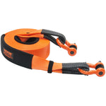 VEVOR Polyester Heavy Duty Tow Strap Recovery Kit 3" x 30 ft/7.6 cm x 9.1 m (MBS-36,000 lbs/16,329 kg) Winch Strap, Triple Reinforced Loop, Snatch Strap + 2" (5.1 cm) Shackle Hitch Receiver + 3/4" (1.9 cm) D-Ring Shackles (2PCS) + Storage Bag