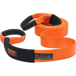 VEVOR Polyester Heavy Duty Tow Strap Recovery Kit 3" x 30 ft/7.6 cm x 9.1 m (MBS-36,000 lbs/16,329 kg) Winch Strap, Triple Reinforced Loop, Snatch Strap + 2" (5.1 cm) Shackle Hitch Receiver + 3/4" (1.9 cm) D-Ring Shackles (2PCS) + Storage Bag