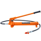 VEVOR 12 Ton Porta Power Kit, Portable Hydraulic Jack with 4.6 ft/1.4 m Oil Hose, Auto Body Frame Repair Kit with Storage Case for Car Repair, Truck, Farm