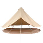 VEVOR Canvas Bell Tent, 4 Seasons 5 m/16.4 ft Yurt Tent, Canvas Tent for Camping with Stove Jack, Breathable Tent Holds up to 8 People, Family Camping Outdoor Hunting Party