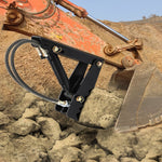VEVOR Hydraulic Backhoe Thumb, 45.72 cm 12.70 mm Thickness Heavy Duty Excavator Thumb, Black Steel Weld On Thumb Attachments with Hydraulic Cylinder, Mechanical Hydraulic Thumb for Backhoe/Excavator