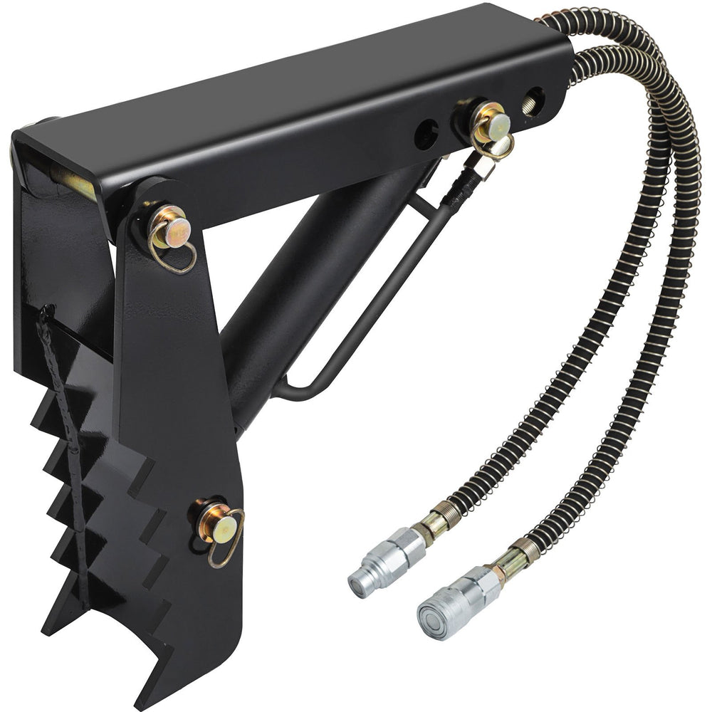 VEVOR Hydraulic Backhoe Thumb, 45.72 cm 12.70 mm Thickness Heavy Duty Excavator Thumb, Black Steel Weld On Thumb Attachments with Hydraulic Cylinder, Mechanical Hydraulic Thumb for Backhoe/Excavator