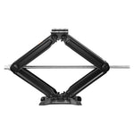VEVOR 6500 lbs RV Scissor Jacks, 4-23.4 in RV Stabilizer Leveling Scissor Jacks, Set of 2, Heavy Duty Stabilizer Jack with Crank Handle, Socket and Bubble Levels, Not Easily Bent or Deformed