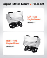VEVOR Engine Motor Mount Kit Replacement, Set of 2, Compatible with 2007–2013 Chevrolet Silverado 1500 5.3L V8, Replace OE# A5365, A5365, Secure Support, Left and Right Front Mounts