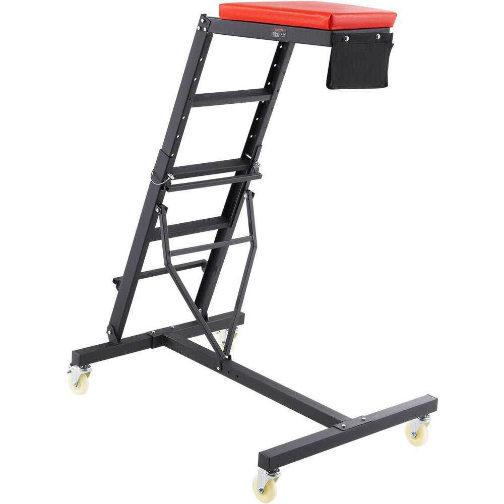 VEVOR Automotive Creeper, with Adjustable Height 49.6" to 75.6", 400 LBS Capacity High Creeper, 4 Swivel Caster Wheels, Heavy Duty  Creeper for Auto Repair and Maintenance