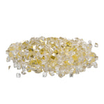 VEVOR Fire Glass, 10 LBS / 4.5 KG High-Temperature Resistant Fireplace Rocks, 1/2-Inch / 12.7 mm Reflective & Smokeless Firepit Glass Rock, High Luster Stone Landscaping for Fire Pit Table, Gold