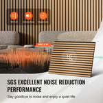 VEVOR Wood Slat Acoustic Panels, 23.6 x 47.2 inch, MDF Accent Wooden Wall Panels for Modern Interior Wall Decor, Faux Wood Wall Board Panels for Noise Reduction, Light Oak
