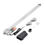 VEVOR Linear Actuator 12V, 20 Inch Waterproof IP65 Linear Actuator, 660lbs/3000N 0.19"/s Linear Motion Actuator with Mounting Bracket for Outdoor Use