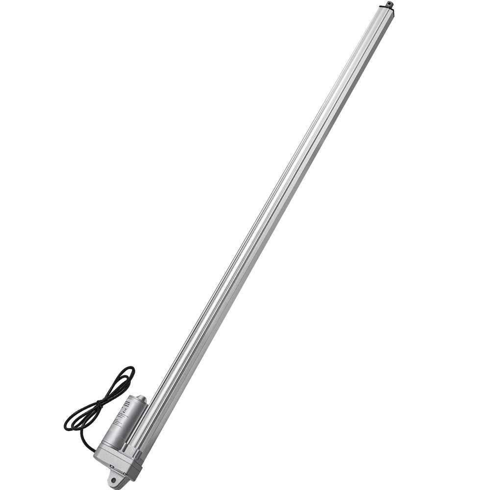VEVOR 12V Linear Actuator, 1016mm Stroke IP65 Waterproof Linear Actuator, 3000N 5mm/s Motion Actuators with Mounting Bracket for Solar Trackers, Industrial Machinery, Door Opener