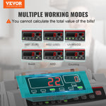 VEVOR Banknotes Counter With LED Display, Professional Note Counter With Counterfeit Detector, UV/MG, 1000 Bills/Minute, Counts Only Number of Sheets