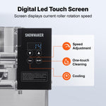 VEVOR Commercial Snowflake Ice Machine, 176.4LBS/24H Snowflake Ice Maker, Stainless Steel Ice Shaver Machine, Electric Snow Cone Maker, Air Cooling System for Rapid Heat Dissipation, for Bakery, Cafe
