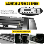 VEVOR 5 in 1 Digital 15"x12" Heat Press&53" Vinyl Cutter w/ Signmaster Software