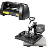 VEVOR 5 In 1 Digital 15"x12" Heat Press&14 in Vinyl Cutter w/ Signmaster Software