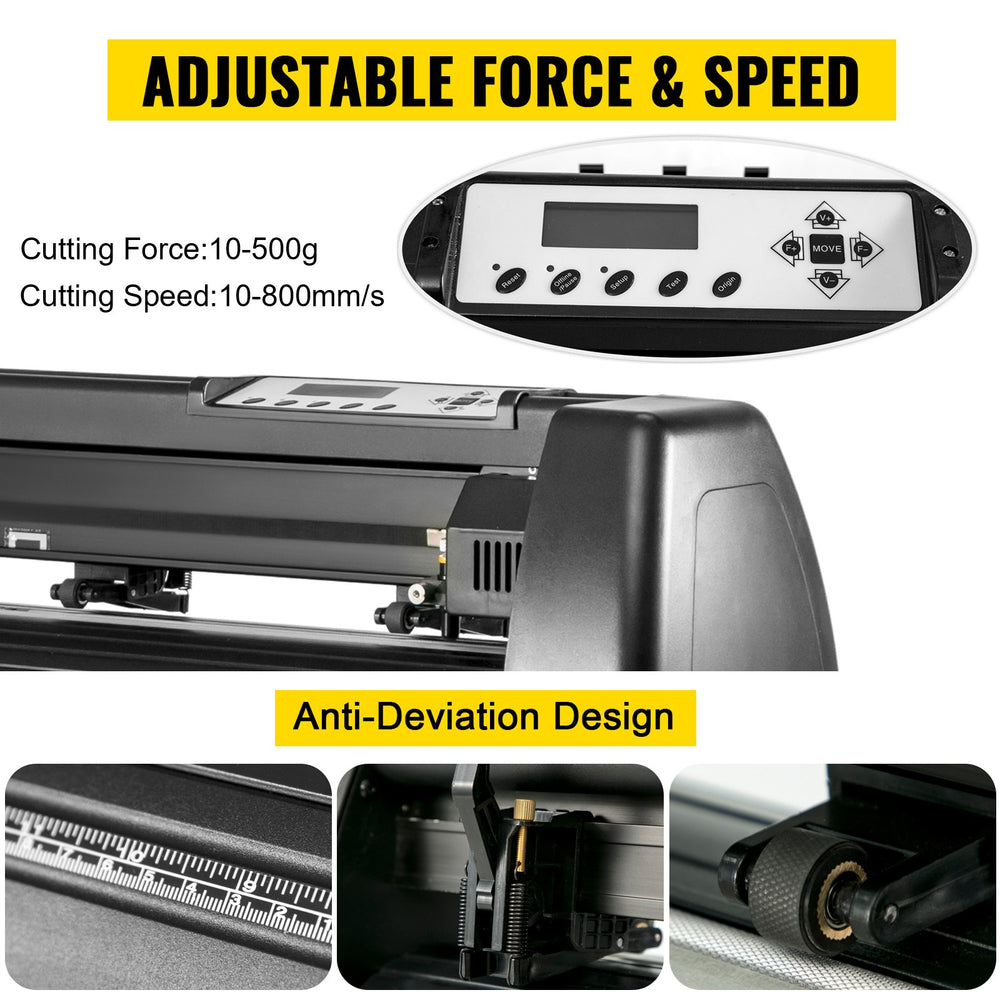 VEVOR 5 In 1 Digital 15"x12" Heat Press&14 in Vinyl Cutter w/ Signmaster Software