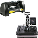 VEVOR 5 In 1 Digital 15"x12" Heat Press&14 in Vinyl Cutter w/ Signmaster Software