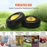 VEVOR Solid PU Run-Flat Tire Wheel Flat Free Tubeless Tire 25.4 cm 2-Pack 181.4 kg