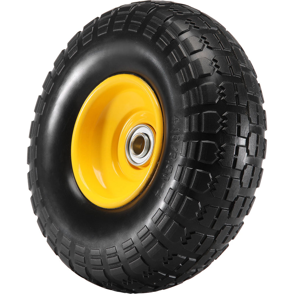 VEVOR Solid PU Run-Flat Tire Wheel Flat Free Tubeless Tire 25.4 cm 2-Pack 181.4 kg