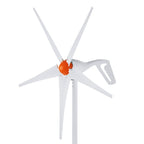 VEVOR 500W Wind Turbine Generator, 12V Wind Turbine Kit, 5-Blade Wind Power Generator with MPPT Controller, Adjustable Windward Direction & 2.5m/s Start Wind Speed, Suitable for Home, Farm, RVs, Boats