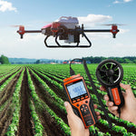 VEVOR Split Handheld Anemometer, 14℉-140℉, Digital Wind Speed CFM Meter Gauge with LED Backlight Screen, Measures Wind Velocity Wind Temperature Air Flow Wind Chill, for Sailing Surfing Flying HVAC