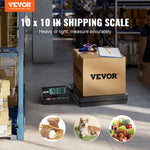 VEVOR Shipping Scale Digital Postal Scale 49.9 kg x 2 g, AC/DC Package LCD
