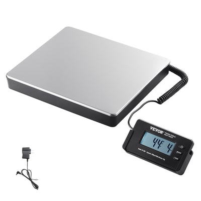 VEVOR Shipping Scale Digital Postal Scale 199.6 kg x 48 g, AC/DC Package LCD