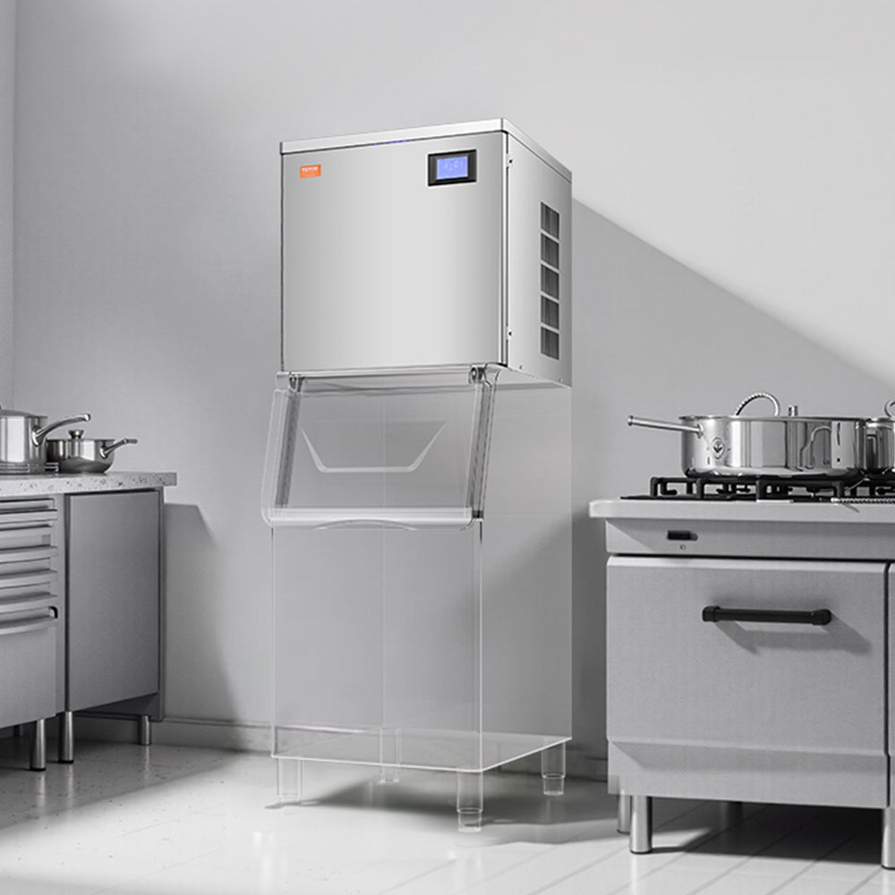 VEVOR Commercial Ice Maker 360 lbs/Day Self-Cleaning Ice Machine - Head Only