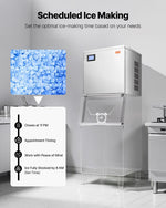 VEVOR Commercial Ice Maker 400 lbs/Day Self-Cleaning Ice Machine - Head Only