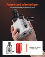 VEVOR Manual Wire Stripper Stripping Machine 1,5-25 mm (0.06-1 in) Hand or Drill Powered