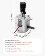 VEVOR Manual Wire Stripper Stripping Machine 1,5-25 mm (0.06-1 in) Hand or Drill Powered